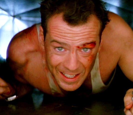 Bruce Willis in Die Hard