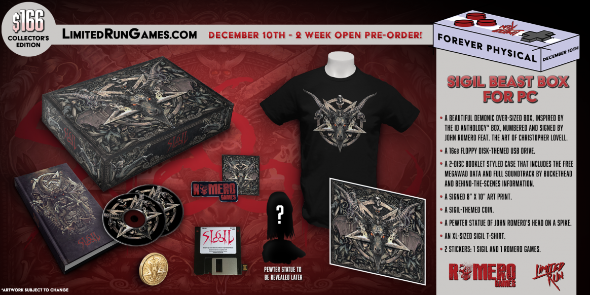 John Romero's SIGIL Beast Box PC Megawad/Limited Run Games