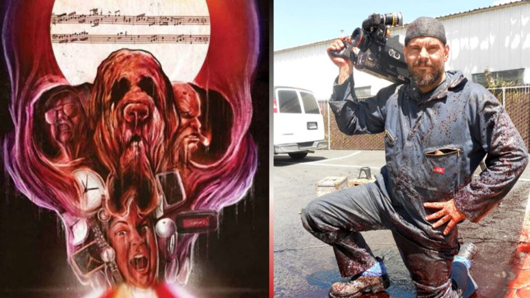 Gabe Bartalos and the Poster for Saint Bernard