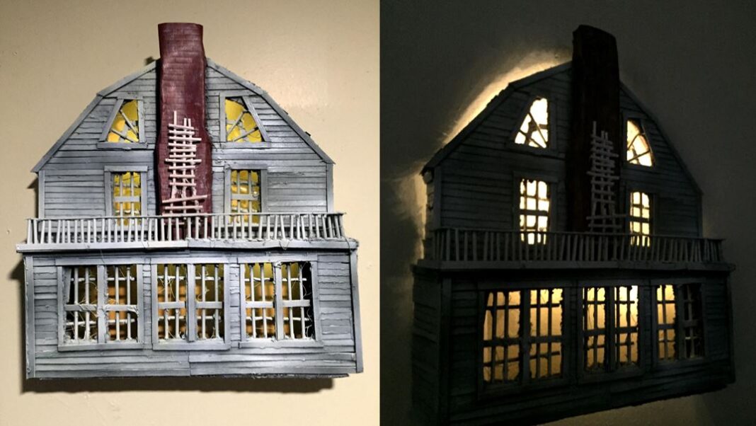 horror house diorama