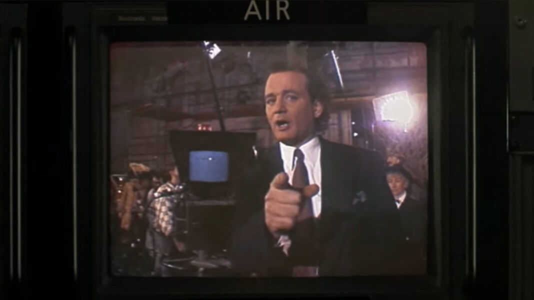 Scrooged 1988 Bill Murray Finale