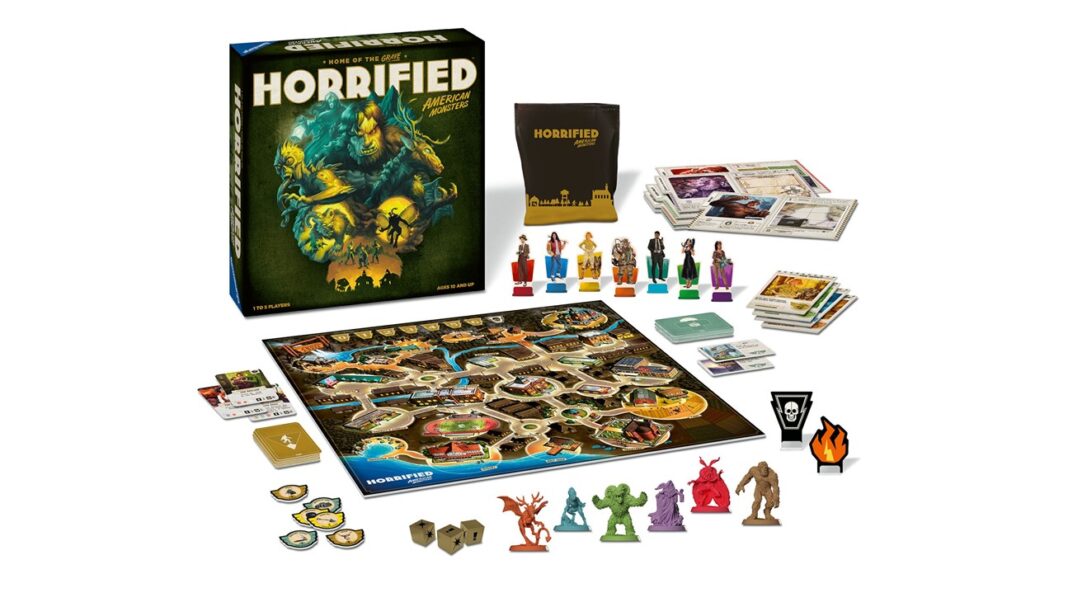horrified american monsters board game