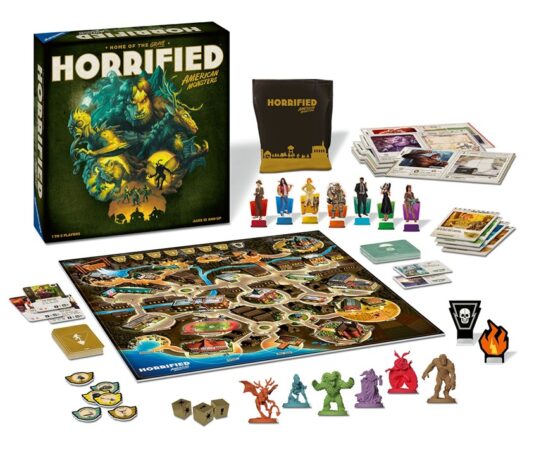 horrified american monsters board game