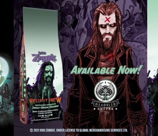 Rob Zombie Hellbilly Brew Dead Sled Coffee