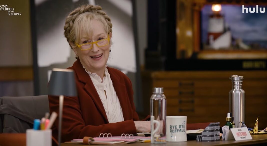 Meryl Streep on Only Murders in the Building Season 3 - Hulu