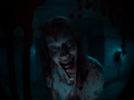 Alyssa Sutherland as possessed Ellie in Evil Dead Rise