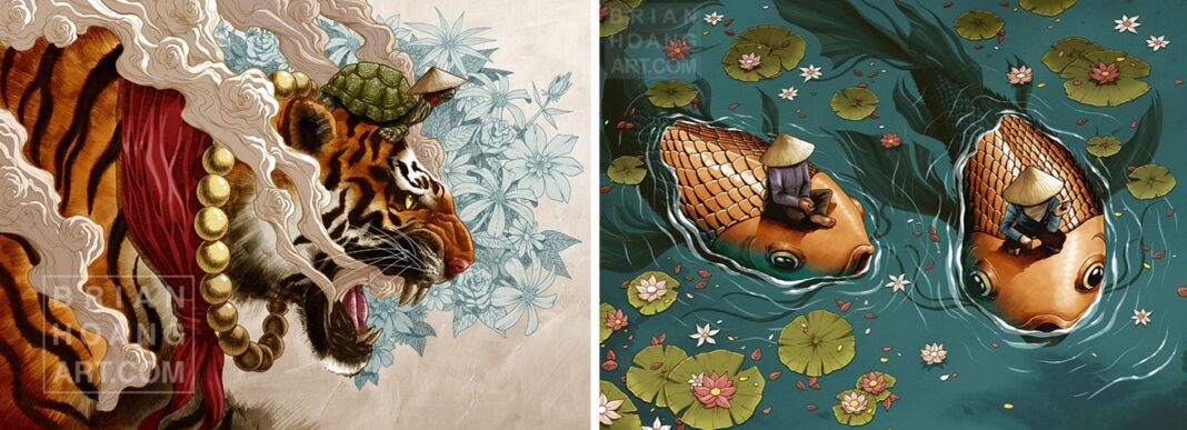 Toronto Comicon 2023 Artists' Alley - Brian Hoang