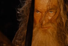 Ian Mckellen as Gandalf in The Lord of the Rings