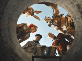 Borderlands Trailer - Cate Blanchett as Lilith, Ariana Greenblatt as Tiny Tina, Kevin Hart as Roland, Florian Munteanu as Krieg and Jamie Lee Curtis as Tannis in Borderlands.