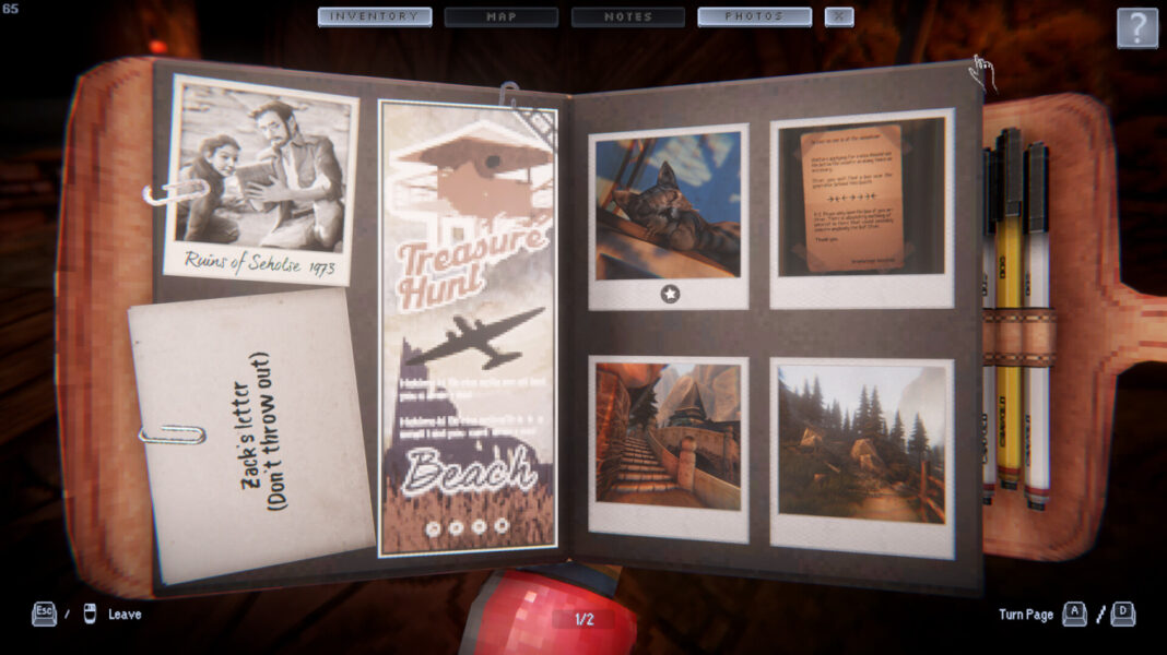 Emily Ravenstone flipping through her journal