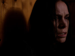 Krsy Fox in Spider One's LITTLE BITES. Courtesy of Andy Patch. An RLJE Films and Shudder Release