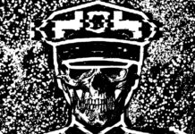 A mysterious skull-faced boss in CRUST SHMUP