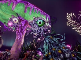 The Priest fighting a group of horrifying abominations in Forgive Me Father 2