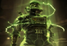 A possessed HAZMAT soldier corpse in Area 51