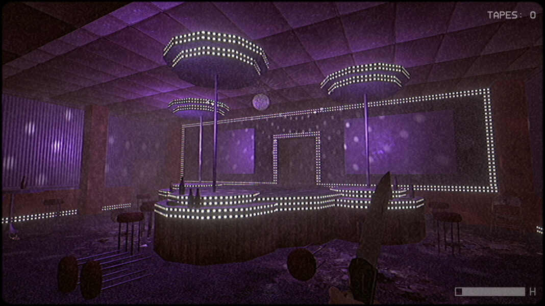 The player at an abandoned strip club in Butcher's Creek