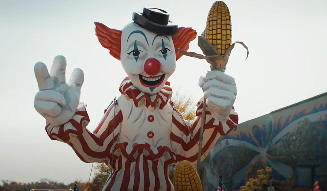 Clown In A Cornfield Parade