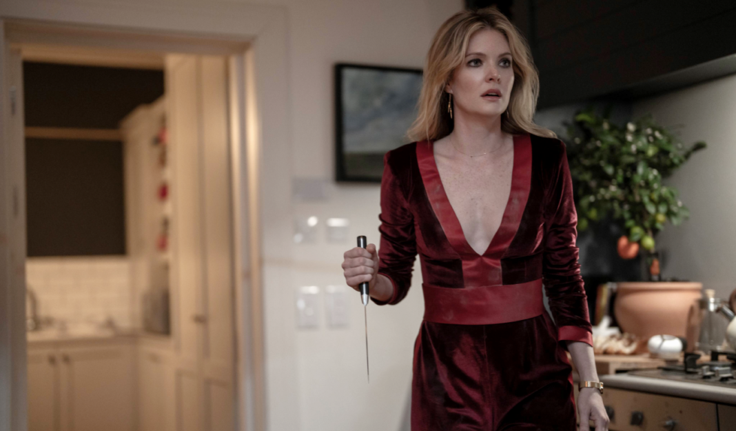 Meghann Fahy as Violet in Drop 2025 - 2025 Overlook Film Festival