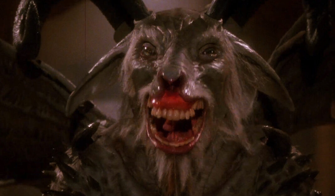 A terrifying devil goat