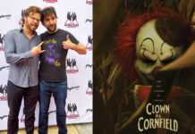 Eli Craig, Adam Cesare at 2025 Overlook Film Festival for Clown in a Cornfield