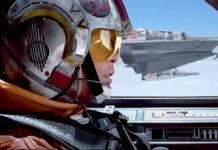 Luke Skywalker Flying in Star Wars The Empire Strikes Back