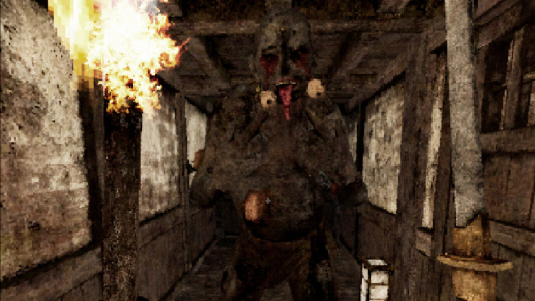 The player taking on the Nuribotoke in Labyrinth of the Demon King