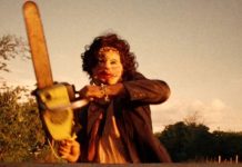 Gunnar Hansen as Leatherface in The Texas Chainsaw Massacre