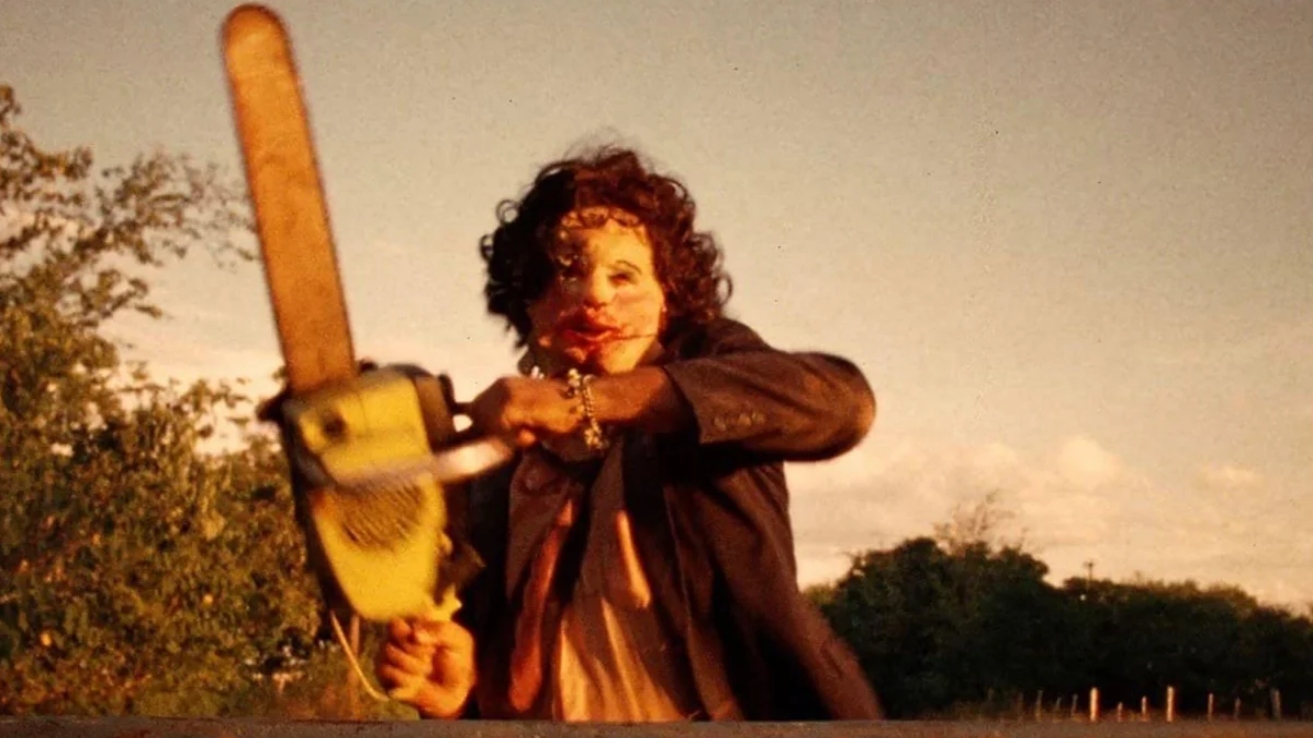 Gunnar Hansen as Leatherface in The Texas Chainsaw Massacre