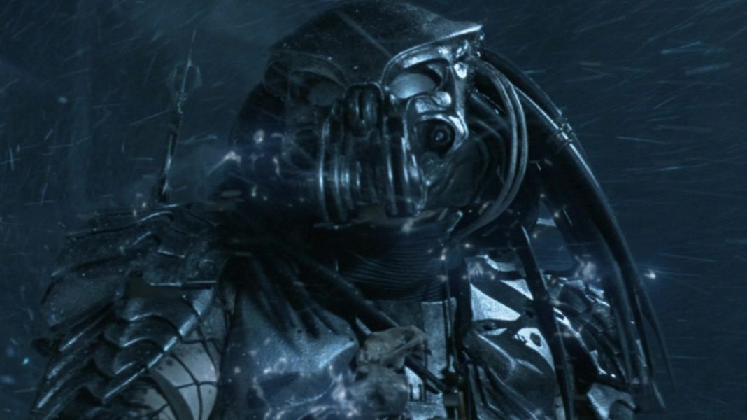 A Yautja in the snow from Alien vs. Predator (2004)