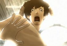 Vincent screaming at the camera in Catherine (2011)