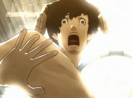 Vincent screaming at the camera in Catherine (2011)