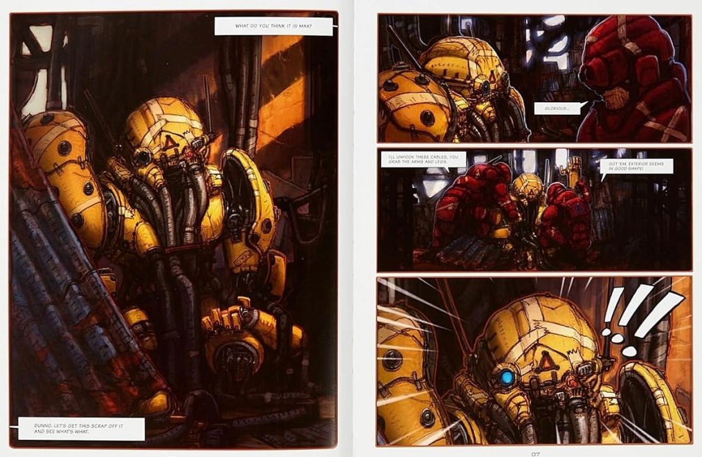 Huxley Graphic Novel Pages