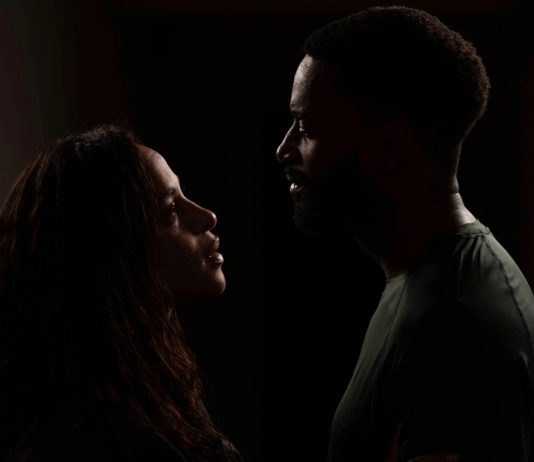 Megalyn Echikunwoke and Mo McRae in Hulu's Stay