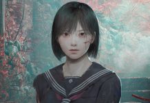 Shimizu Hinako staring at the camera in Silent Hill f