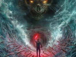 The player facing down a monstrous creature in Total Chaos