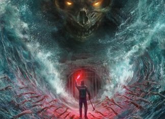 The player facing down a monstrous creature in Total Chaos