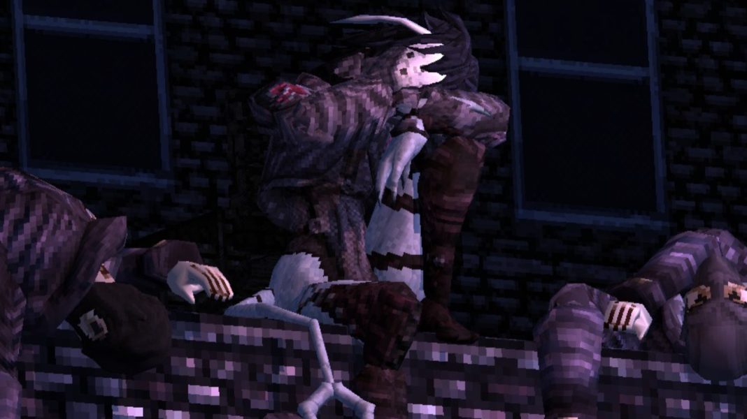 Brush Burial: Gutter World - Fennel Fennel craning her head against her knee in Brush Burial Gutter World