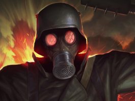 A German soldier wielding a raiding club in CONSCRIPT