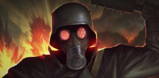 A German soldier wielding a raiding club in CONSCRIPT