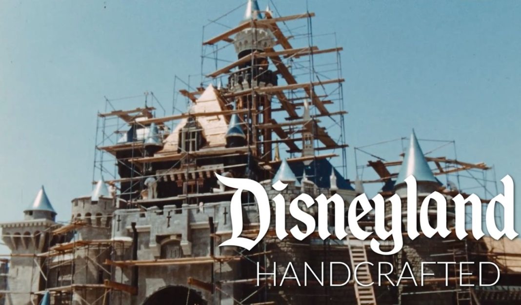 Disneyland Handcrafted Title Screen