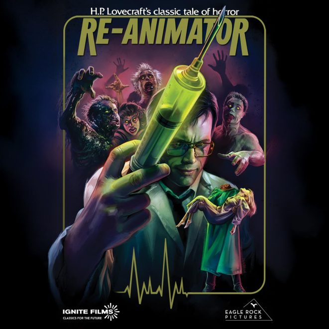 Re-Animator 4K Blu-ray Cover Art