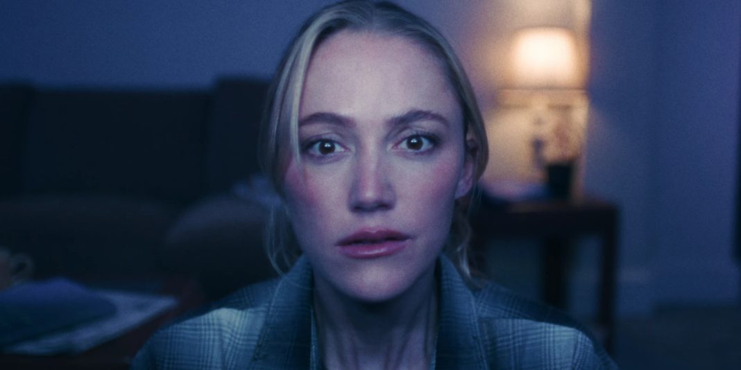 Maika Monroe in Resident Evil Requiem promotional short film