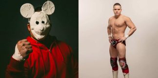 Vinny Pacifico and an image of his character in Mr. Reset