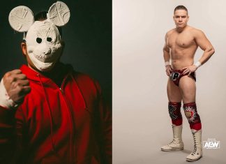 Vinny Pacifico and an image of his character in Mr. Reset