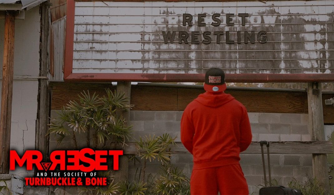Vinny Pacifico looks at a billboard in Mr. Reset