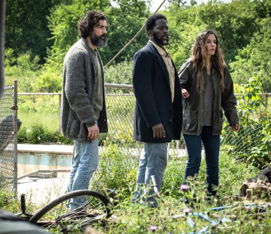 Jade Herrera, Boyd Stevens, and Tabitha Matthews discover something in the town in FROM Season 4 Episode 2