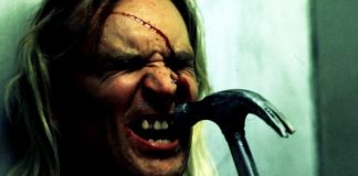 Man getting struck with hammer in Cradle of Fear (2001)