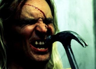 Man getting struck with hammer in Cradle of Fear (2001)