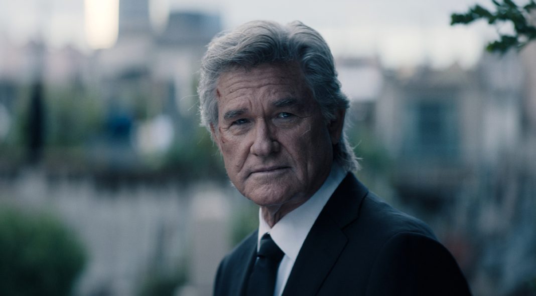 Wearing a dark suit, Kurt Russell's character looks off in Monarch Legacy of Monsters Season 2, Episode 6, 'Requiem'Wearing a dark suit, Kurt Russell's character looks off in Monarch Legacy of Monsters Season 2, Episode 6, 'Requiem'
