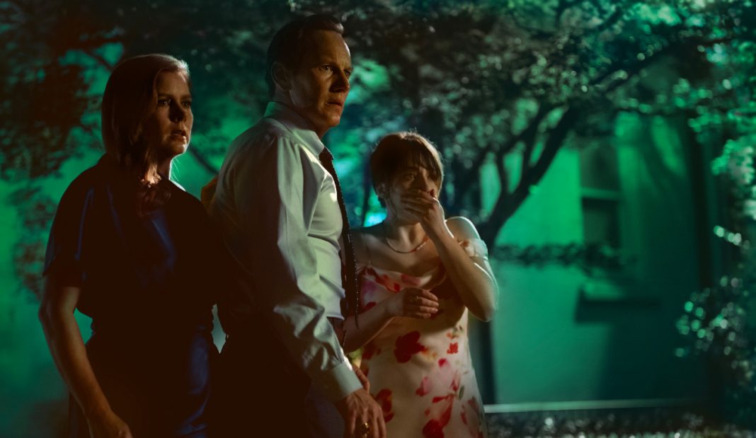 Anna, Tom, and Natalie Bowden look in shock in Cape Fear Episode 1