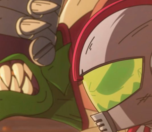 Krash Nitro and a gross alien in Maximum Thunderness
